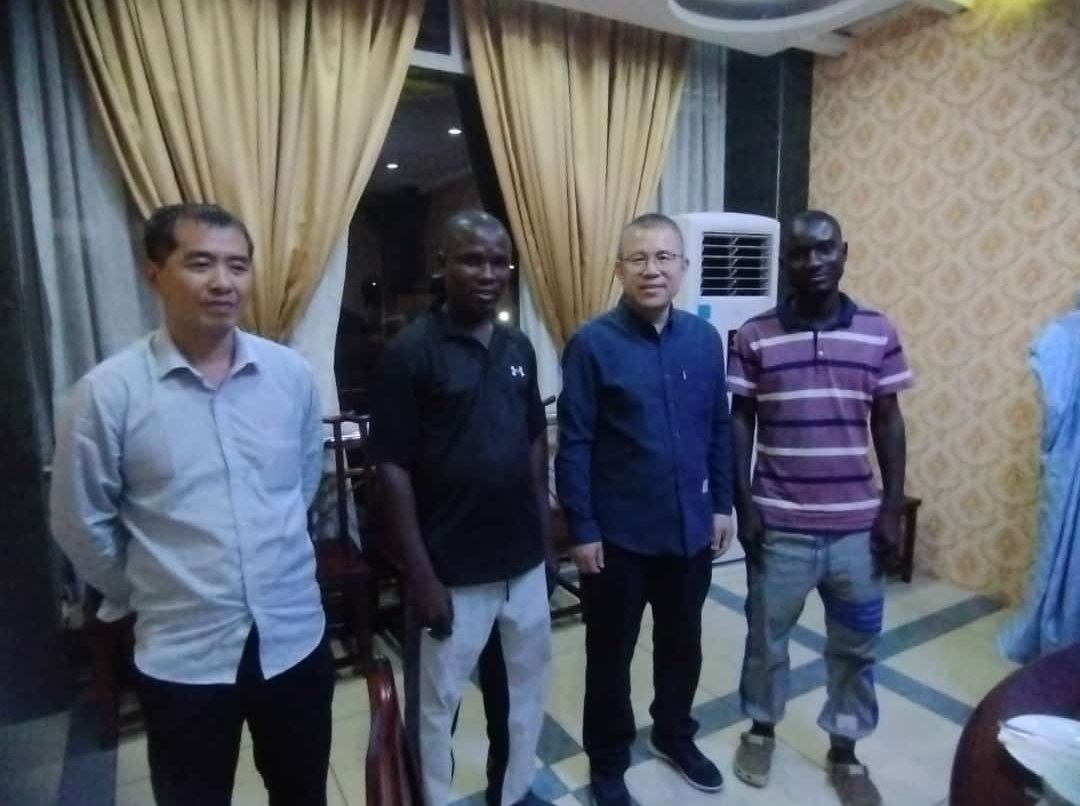 An evening with international business visitors