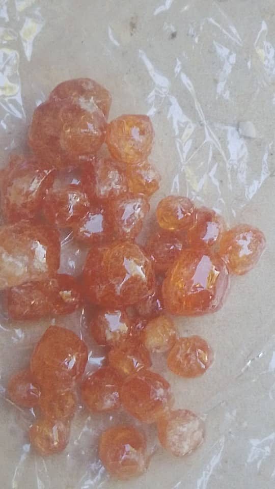 Orange garnet (spessartite)